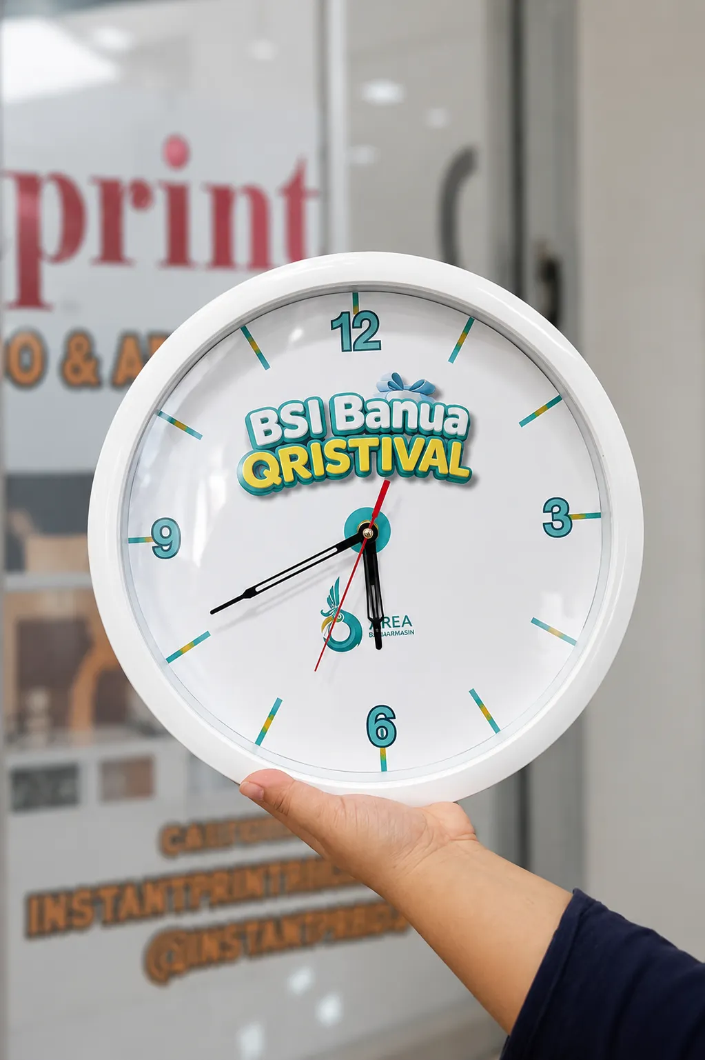 Hasil cetak backdrop event Instant Print