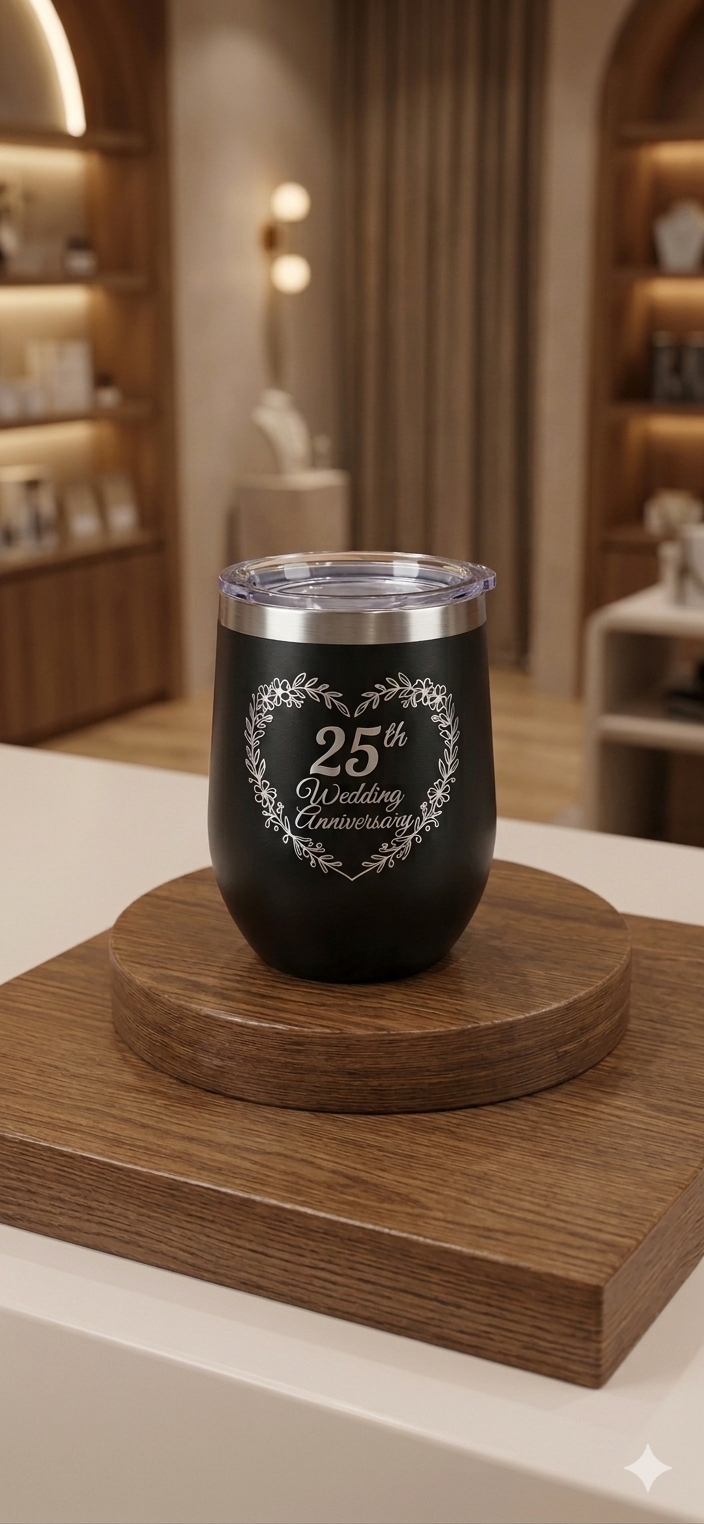 Hasil cetak tumbler custom Instant Print